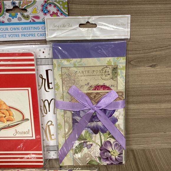 Stationary Mix, Greeting Cards, Journal, List Pads, Notecards. Gift or Keep! - Picture 4 of 4